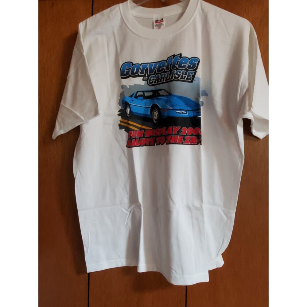 2005 Corvettes at Carlisle White T-shirt Adult XL NEW in Bag